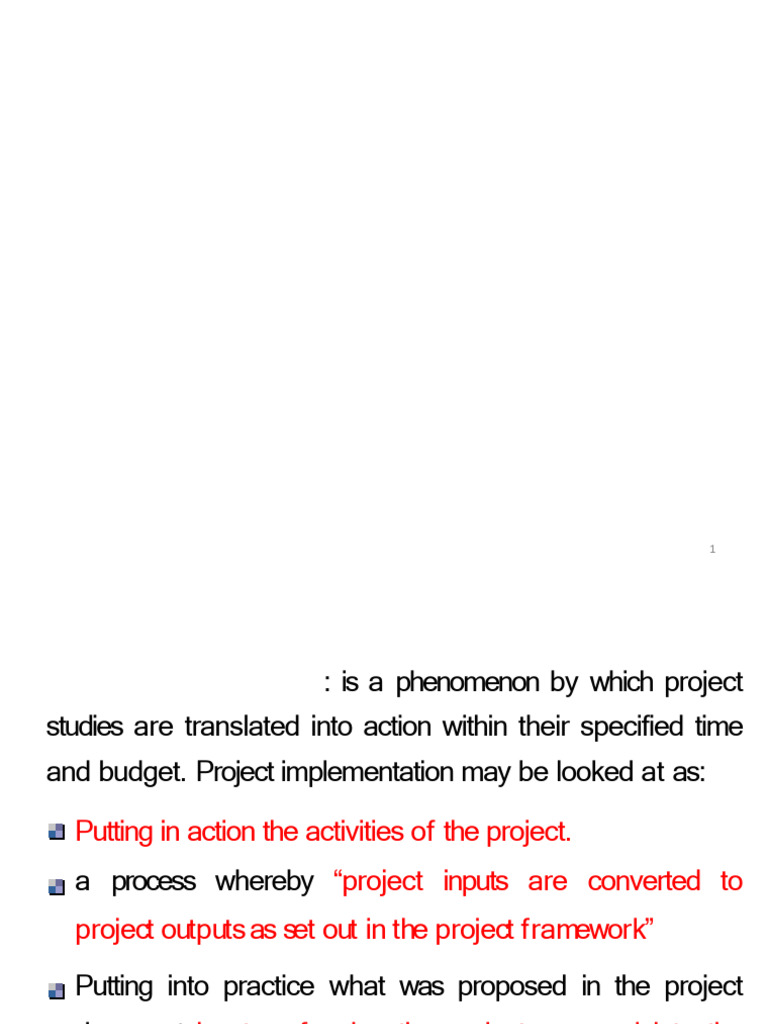 Project Implementation and Evaluation Guide | PDF | Evaluation ...