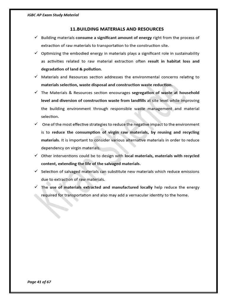 Fresh Look at Sustainable Building Materials Guide Pdf Waste