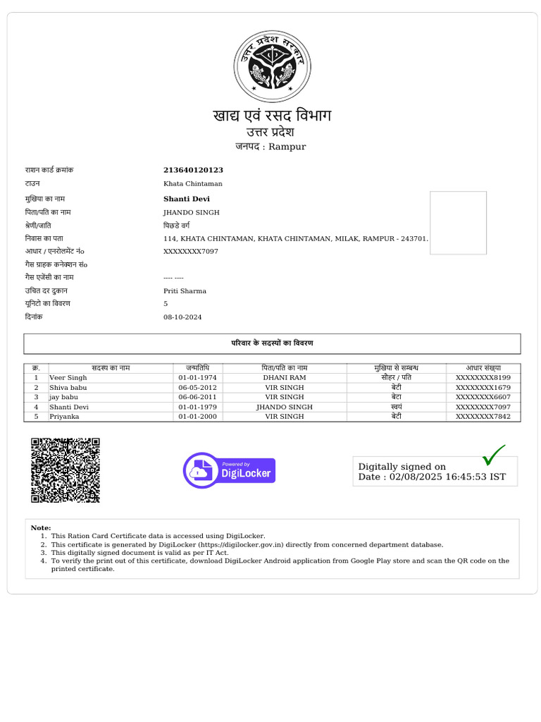In Gov Up fcs-RATCR-213640120123ZZ136 | PDF