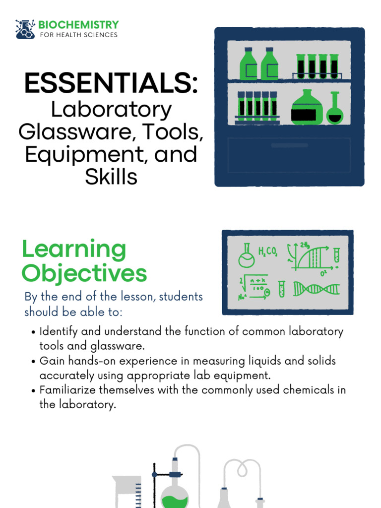 Lab Glassware & Tools for Biochemistry | PDF | Chemical Substances ...