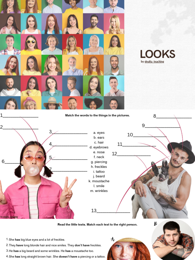 Looks Have By@slealtateaching TG | PDF | Human Appearance