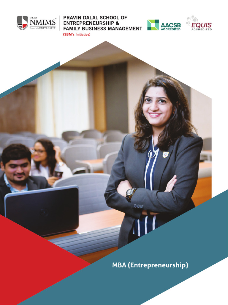 NMIMS MBA in Entrepreneurship Overview | PDF | Entrepreneurship ...