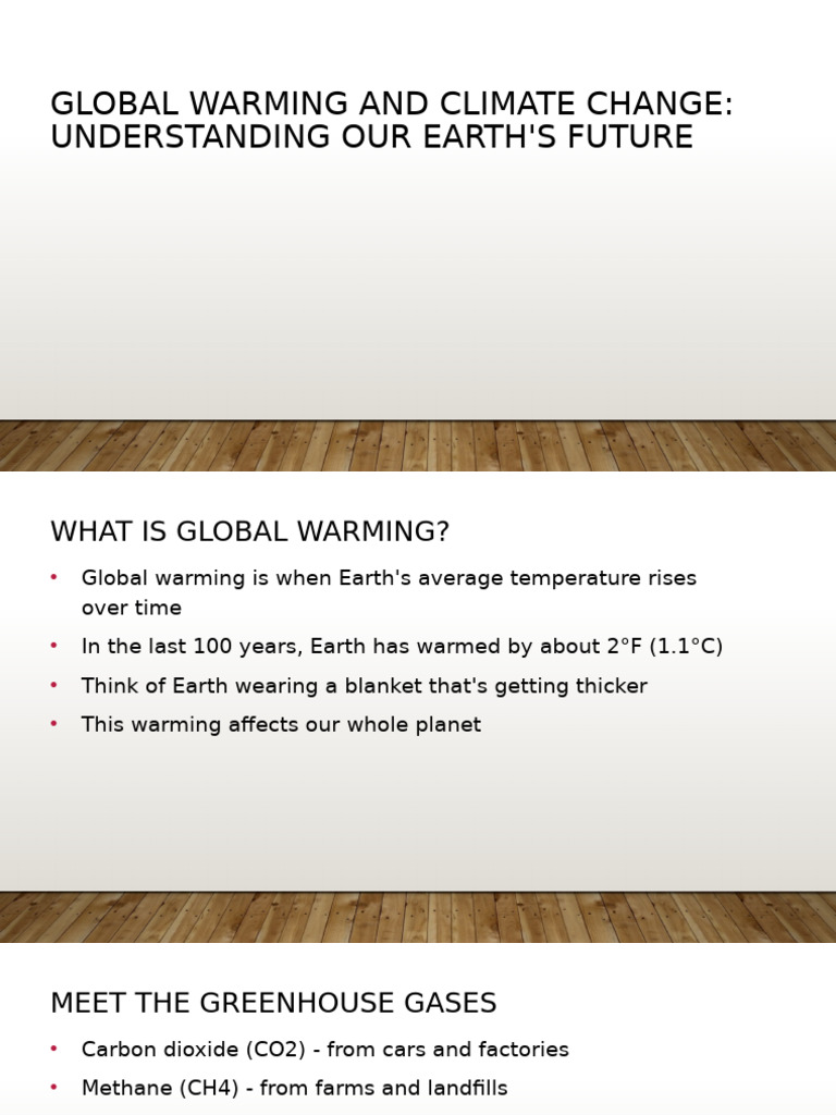 Global Warming and Climate Change Understanding Our Earth S Future ...