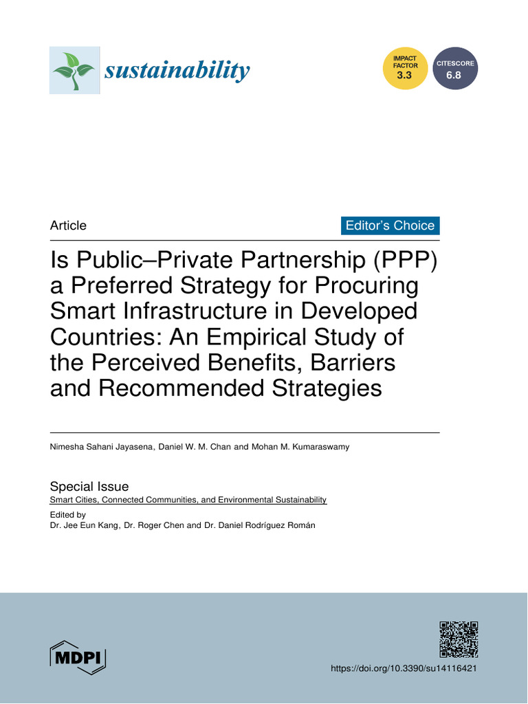 PPP Strategies for Smart Infrastructure | PDF | Public–Private ...