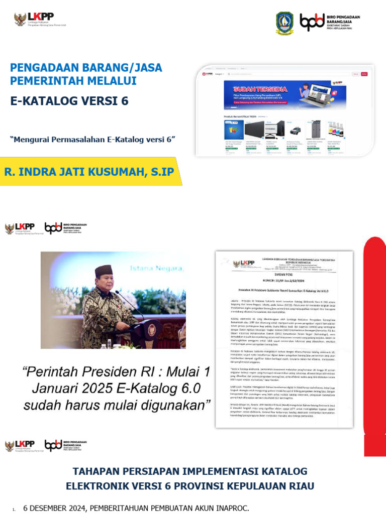 Panduan E Katalog Versi 6 Pemerintah Pdf