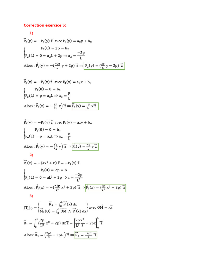 Correction Exercice 5 | PDF