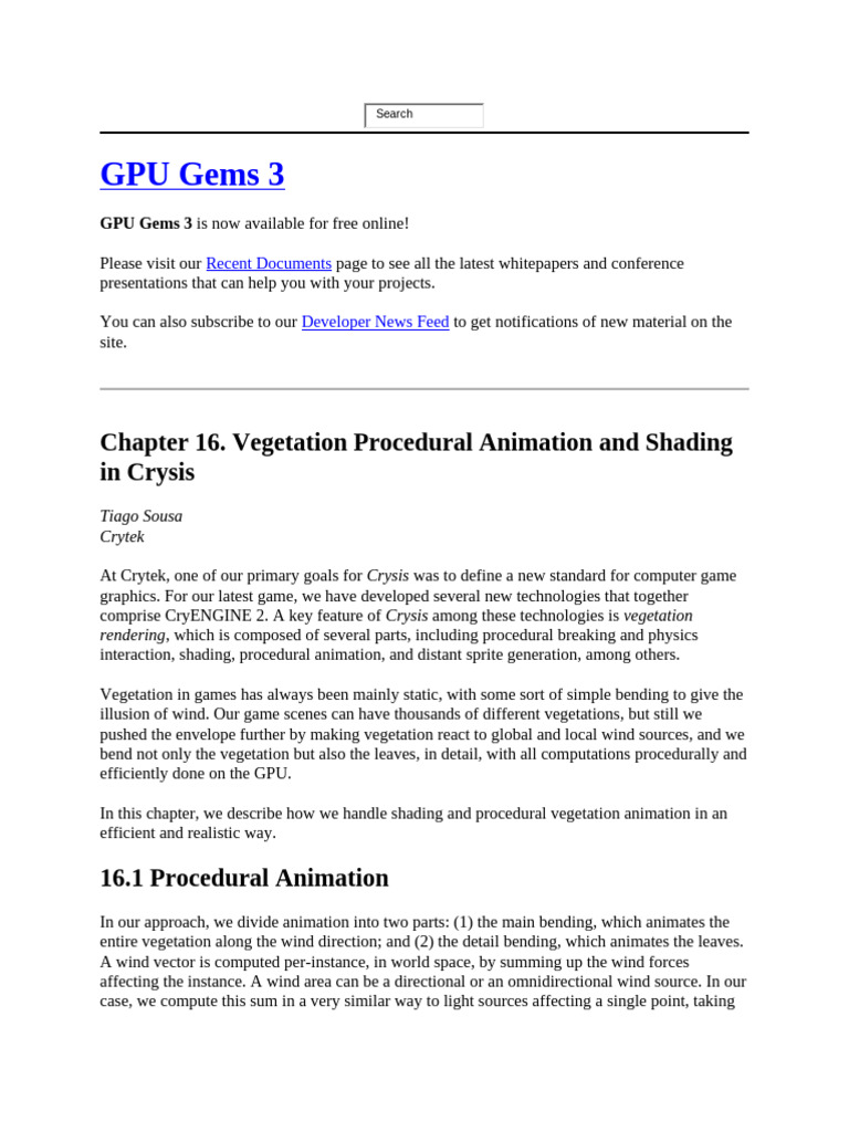 GPU Gems 3 | PDF | Texture Mapping | Shader
