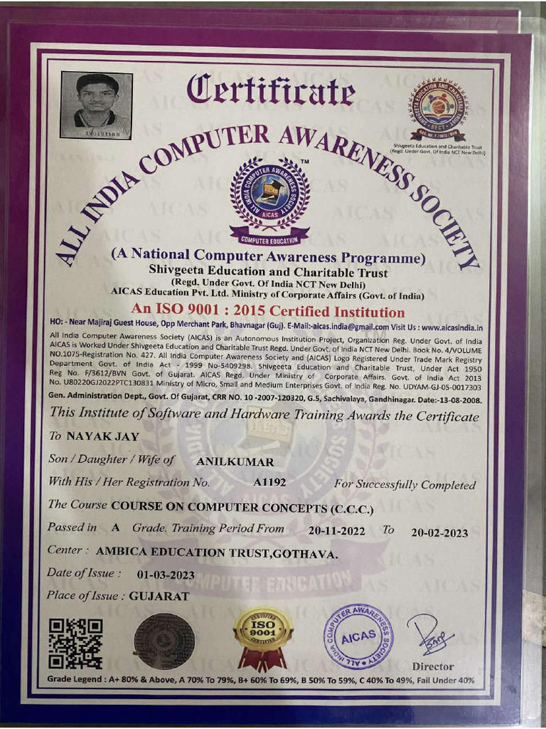 Computer Certi Jay | PDF