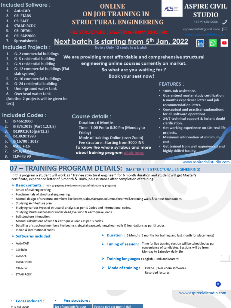 Online Structural Engineering Courses | PDF | Foundation (Engineering ...