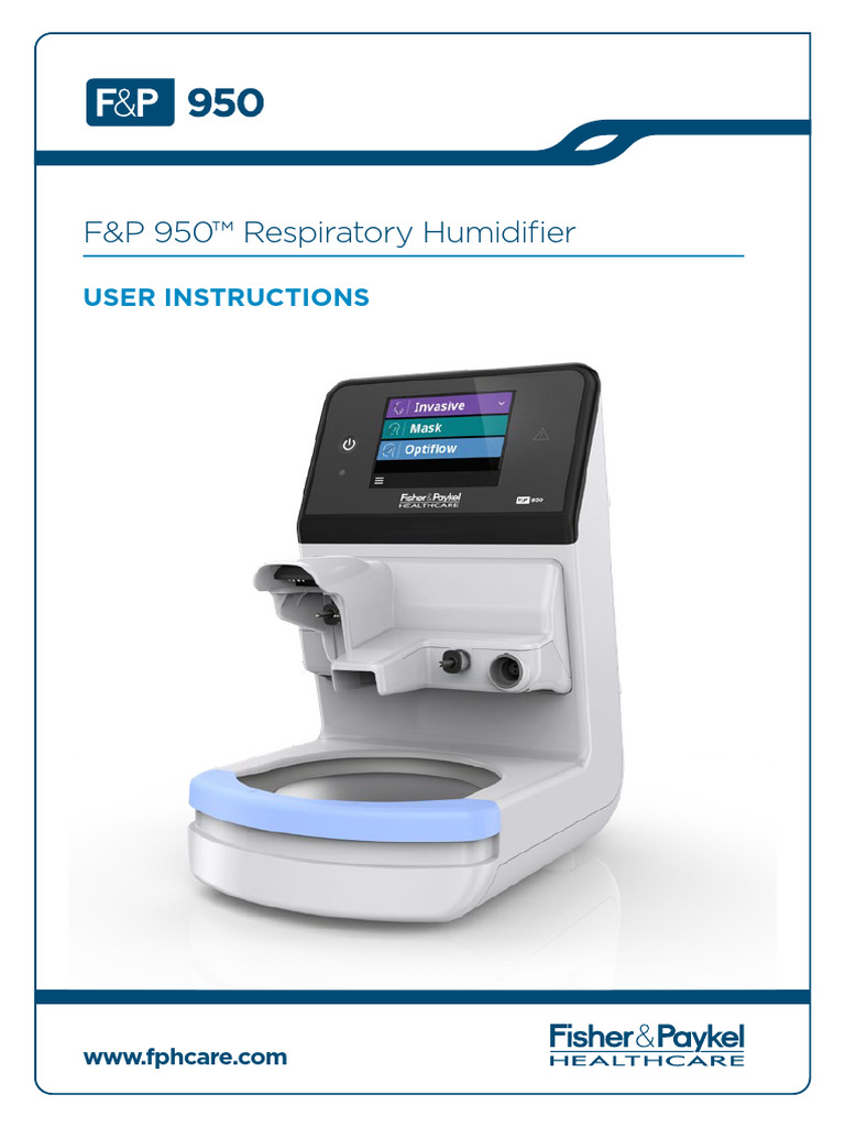 Fisher & Paykel 950 Humidifier - User Manual | PDF