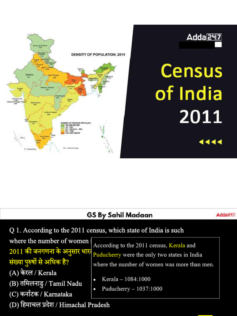Census of India 2011 Sahil Madan | PDF