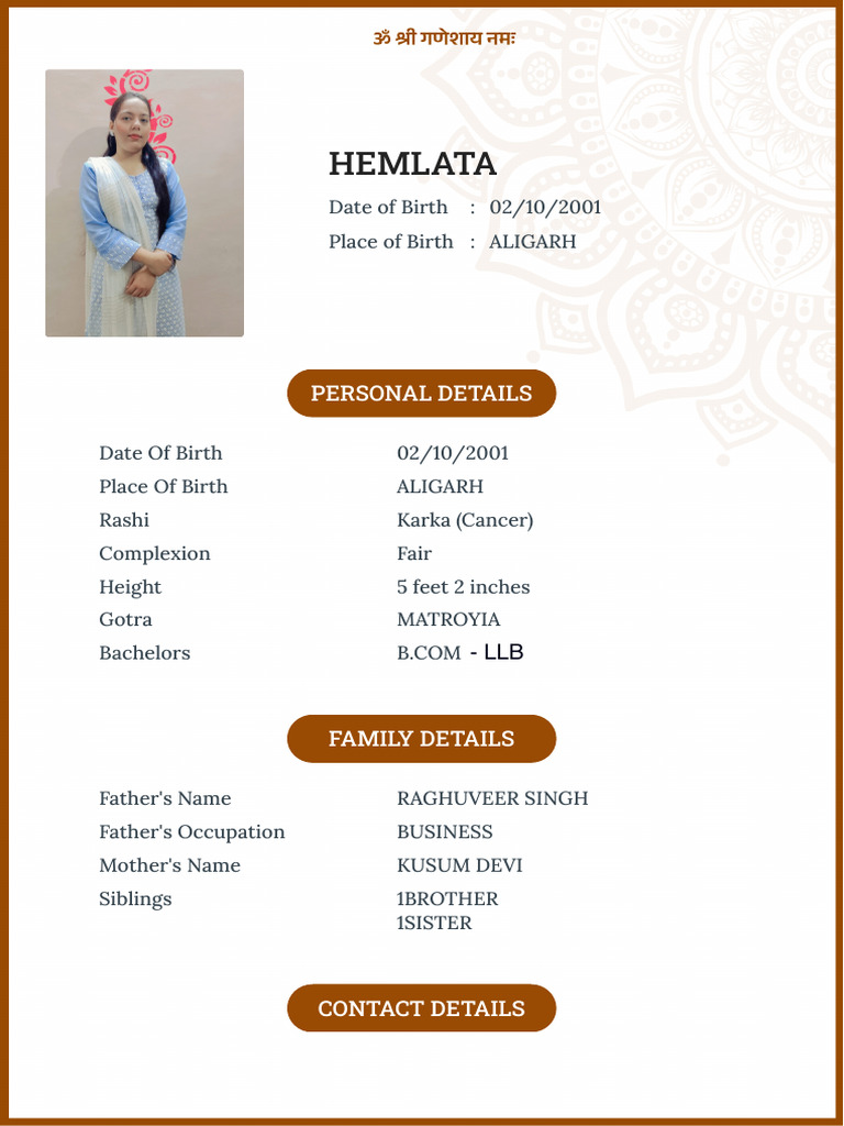 Biodata New | PDF