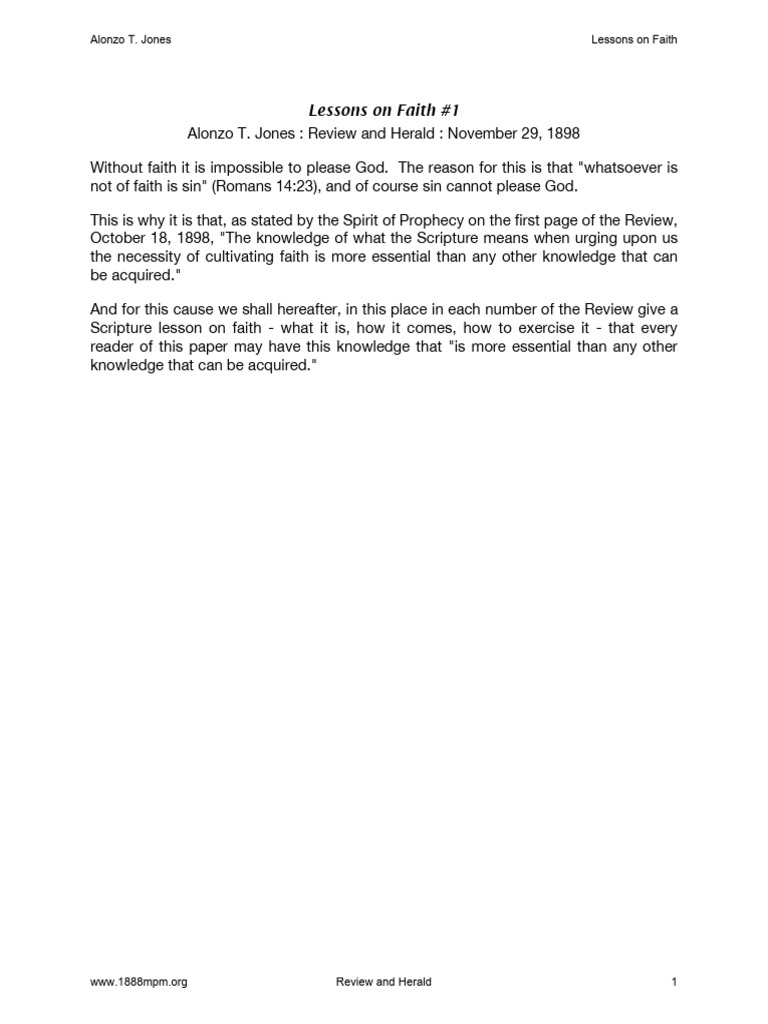 Understanding Faith Through Scripture | PDF | Abraham | Justification ...