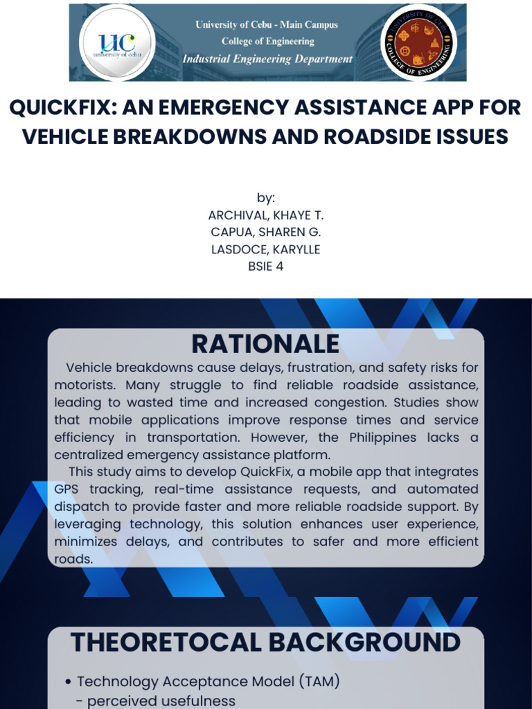 QuickFix: Roadside Assistance App | PDF | Usability
