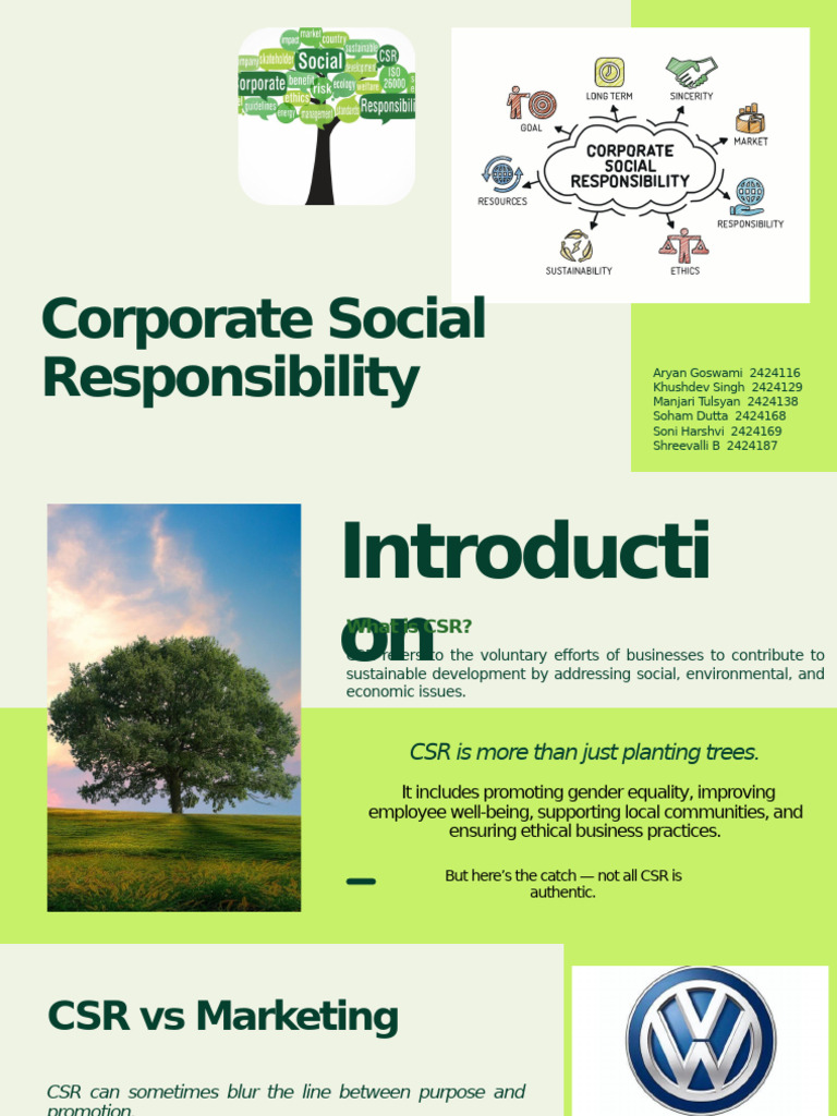 Corporate Social Responsibility Insights | PDF | Corporate Social ...