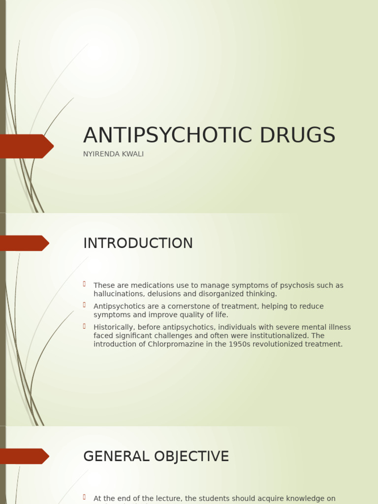 Typical vs Atypical Antipsychotics Explained | PDF | Antipsychotic ...