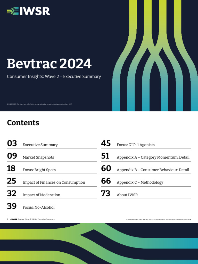 Bevtrac 2024: Consumer Insights Summary | PDF | Cost Of Living ...