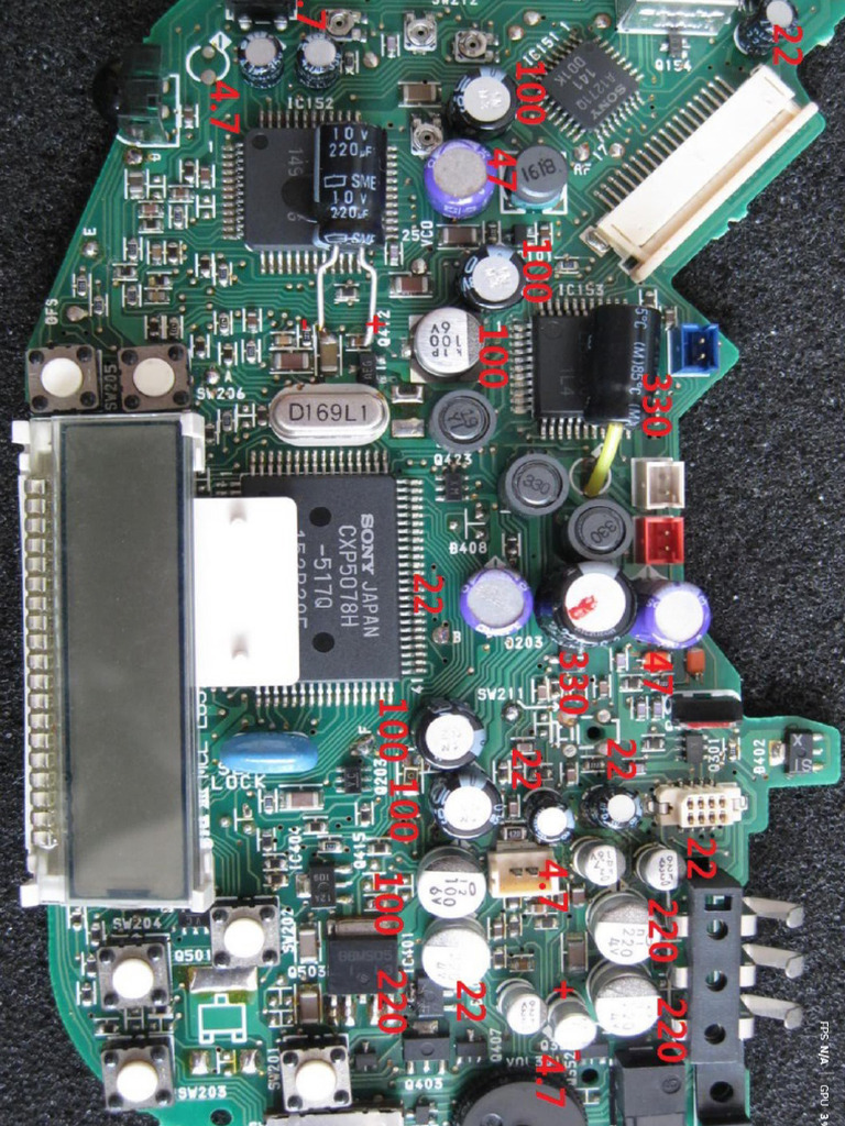 AIWA XP - 5 - XP - 6 - XP - 7 Capacitor Schematic | PDF