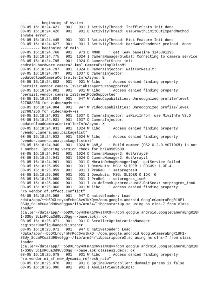 Log Cat 1754385504688 | PDF | Software | Computer Programming