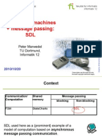 Finite State Machines + Message Passing: SDL: Peter Marwedel TU Dortmund, Informatik 12