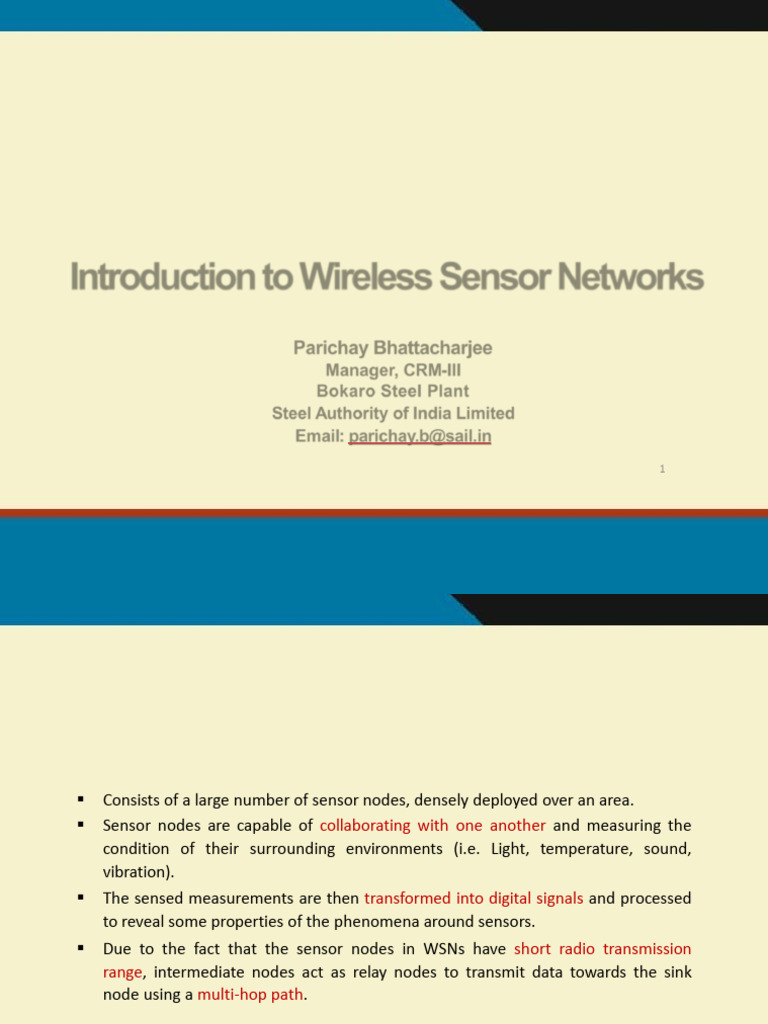 Effects of Environment on Sensor Nodes | PDF | Wireless Sensor Network ...