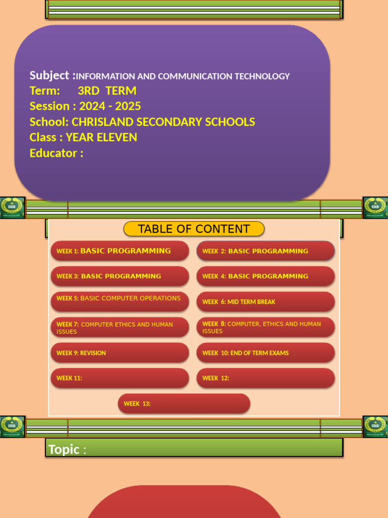 Year 11 ICT: Basic Programming Guide | PDF | Computer Programming ...