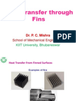 Heat Transfer Through Fins: School of Mechanical Engineering