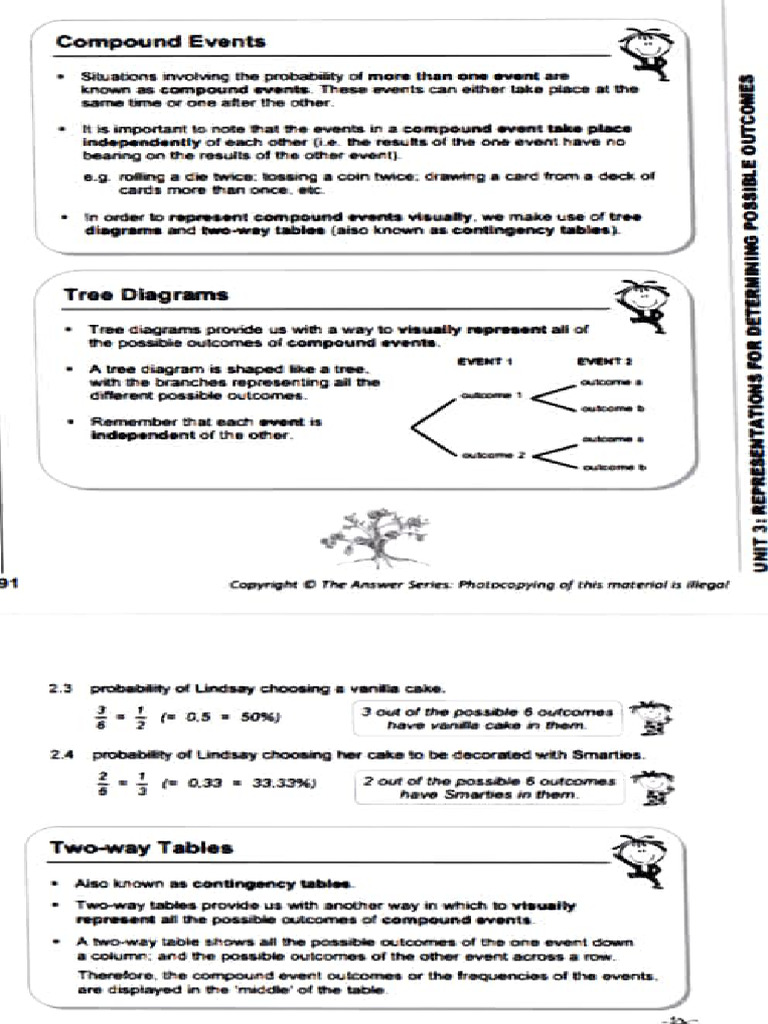 Choosing Between Tree Diagrams and Tables | PDF