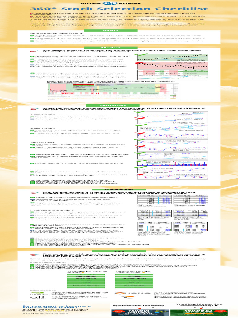 Comprehensive Stock Selection Guide | PDF | Moving Average | Economies