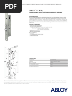 Abloy EL560/EL561 Electric Lock Specs | PDF | Equipment | Manufactured ...