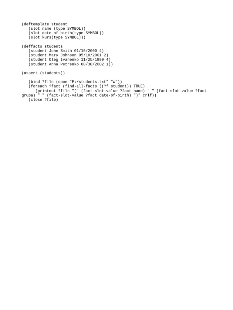 Student Data Management Script | PDF