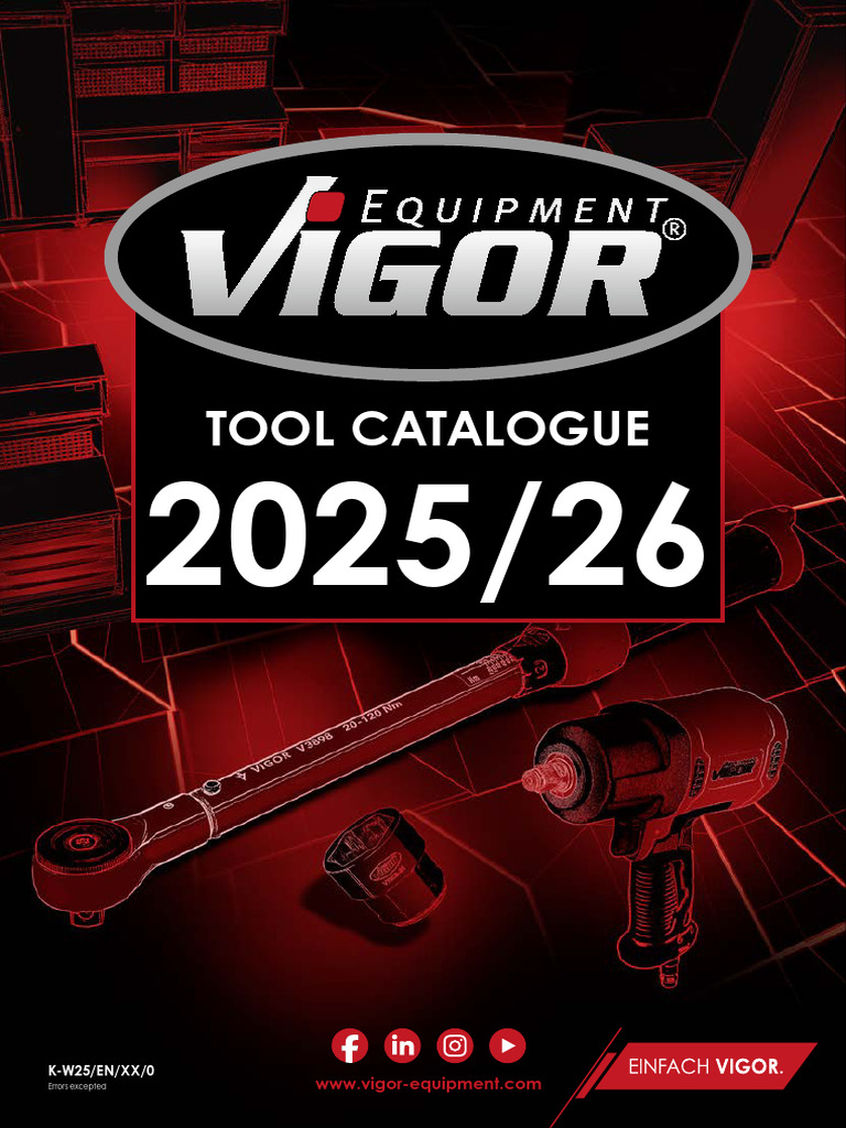 VIGOR 2025/26 Tool Catalogue | PDF | Screw | Tools