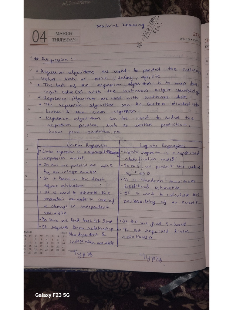 ML Unit 2 | PDF