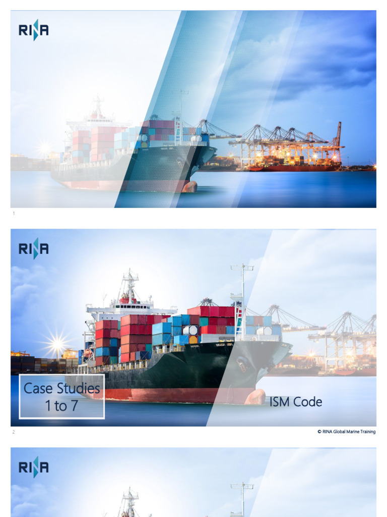 Case Studies 1 To 7 - DAY 1 | PDF | Ships | Watercraft
