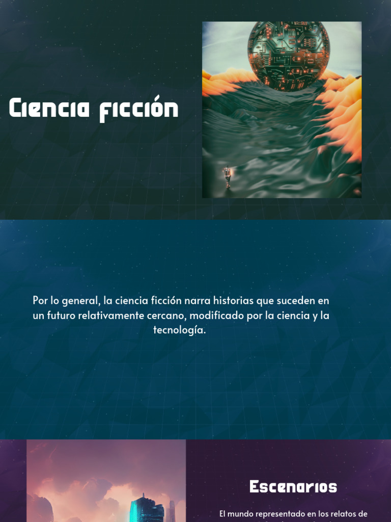 Temas y escenarios en ciencia ficción | PDF | Distopía | Ciencia ficción