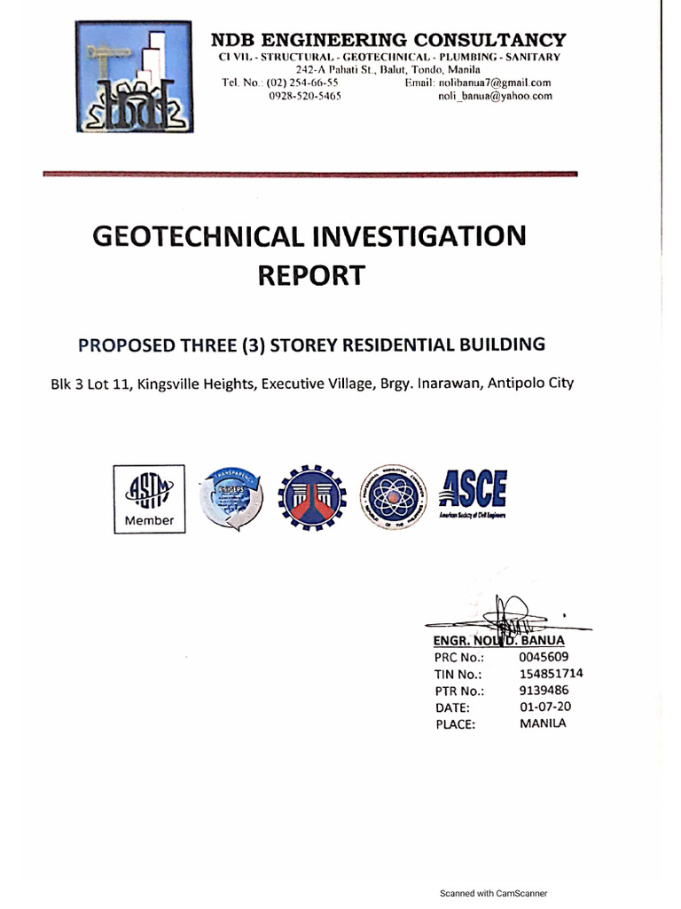 Soil Test - de Peralta | PDF