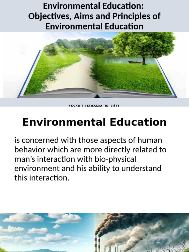Environmental Education | PDF | Sustainability | Sustainable Development