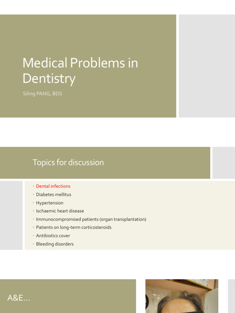2020 YOMS Tutorial 0 Medical Problems - Dr. Siling Pang | PDF ...