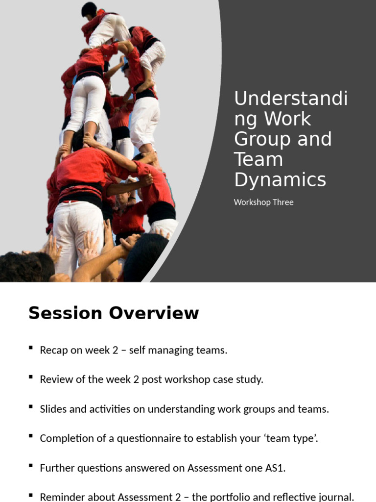 Workshop 3 - Groups and Teams (PowerPoint File) | PDF | System | Group ...