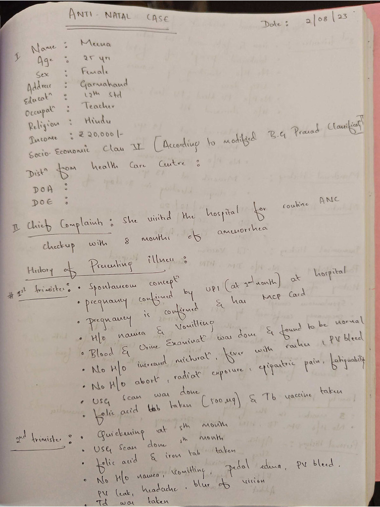 ANC Case Presentation | PDF