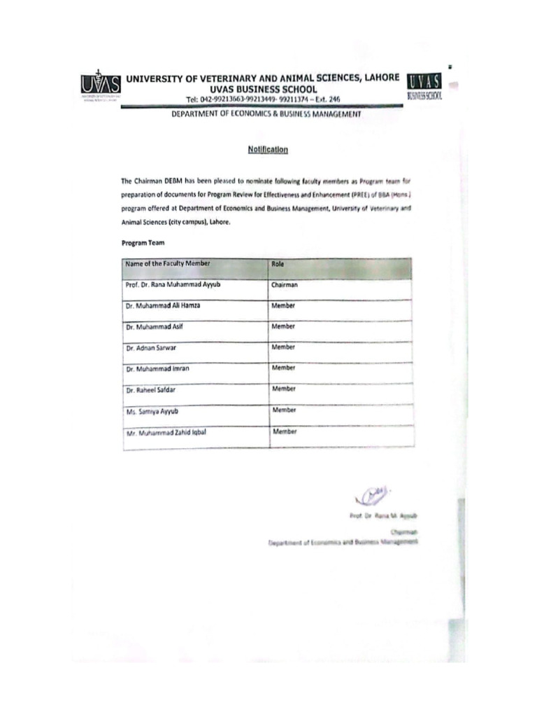 Notification | PDF