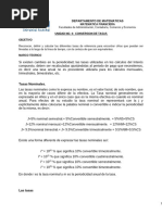 Tasa Nominal y Efectiva en Finanzas | PDF | Interés | Interés compuesto