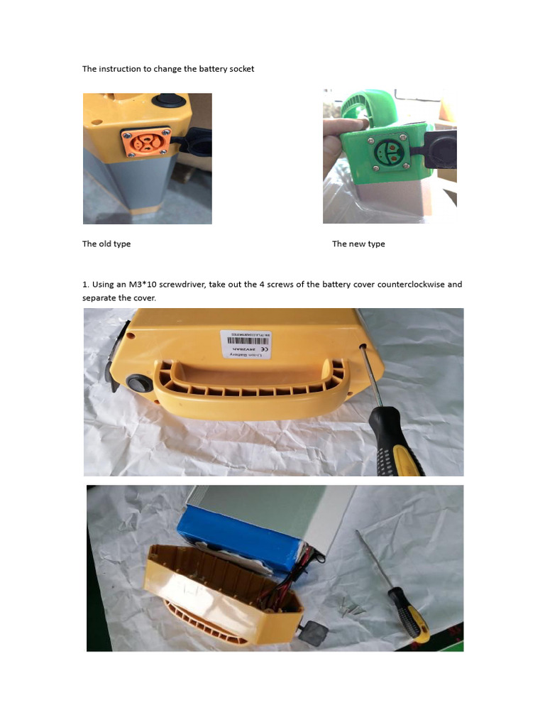 Battery Socket Replacement Guide | PDF