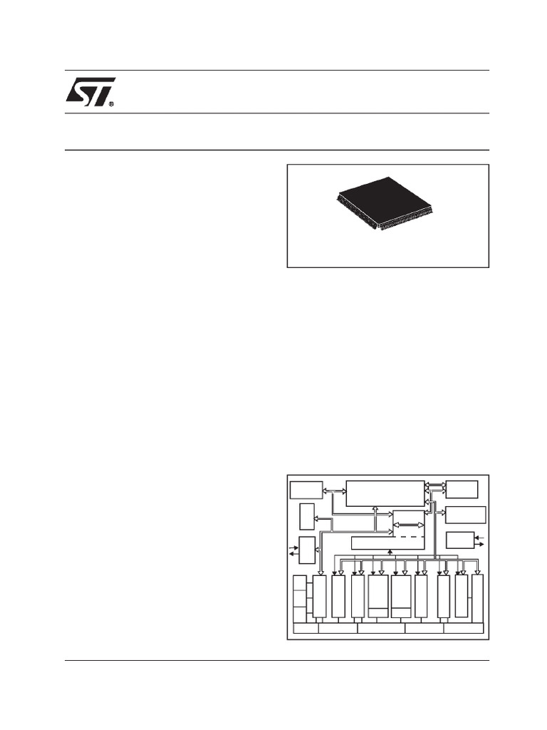 ST10F168 16-Bit Microcontroller Overview | PDF | Microcontroller ...