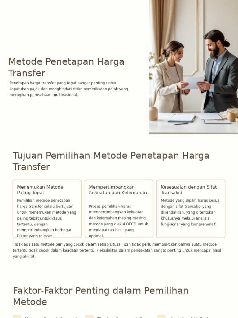Metode Penetapan Harga Transfer Efektif | PDF