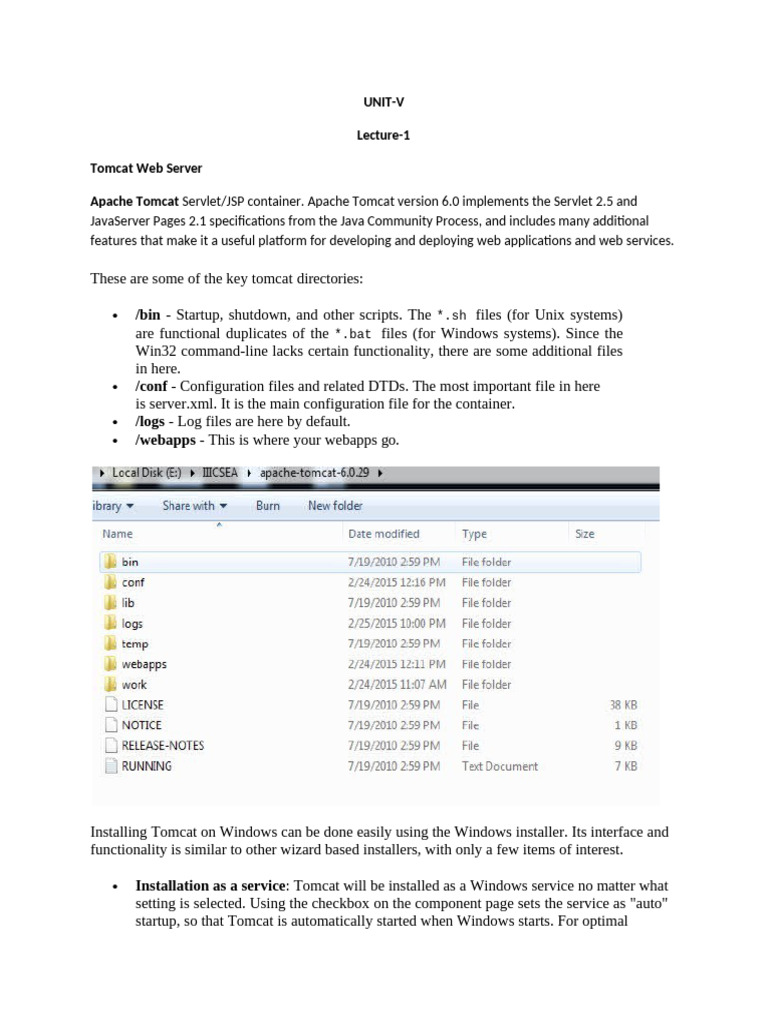 Tomcat Web Server Installation Guide | PDF | Http Cookie | Web Server