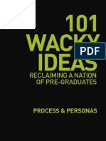 101 Wacky Ideas Process and Personas