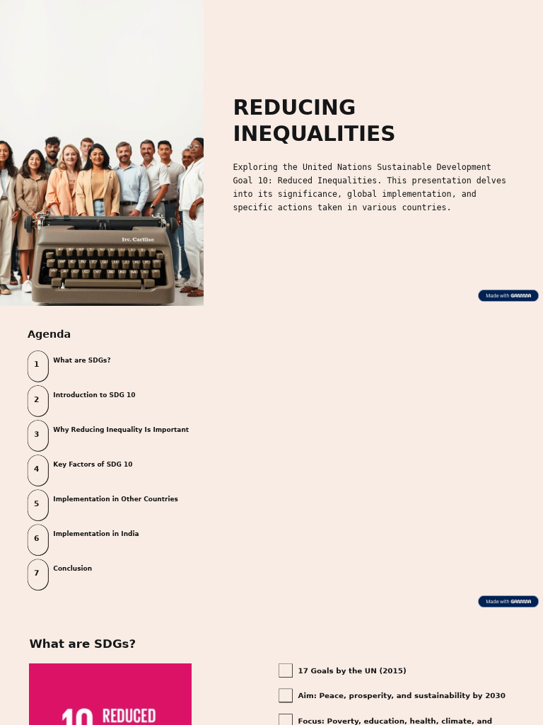 Reducing Inequalities: Global Actions | PDF | Economic Inequality ...