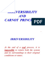 Irreversibility AND Carnot Principles