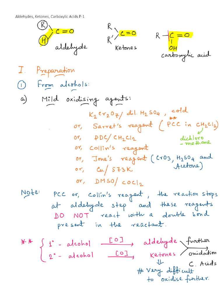 Subhankar Aldehyde Notes | PDF